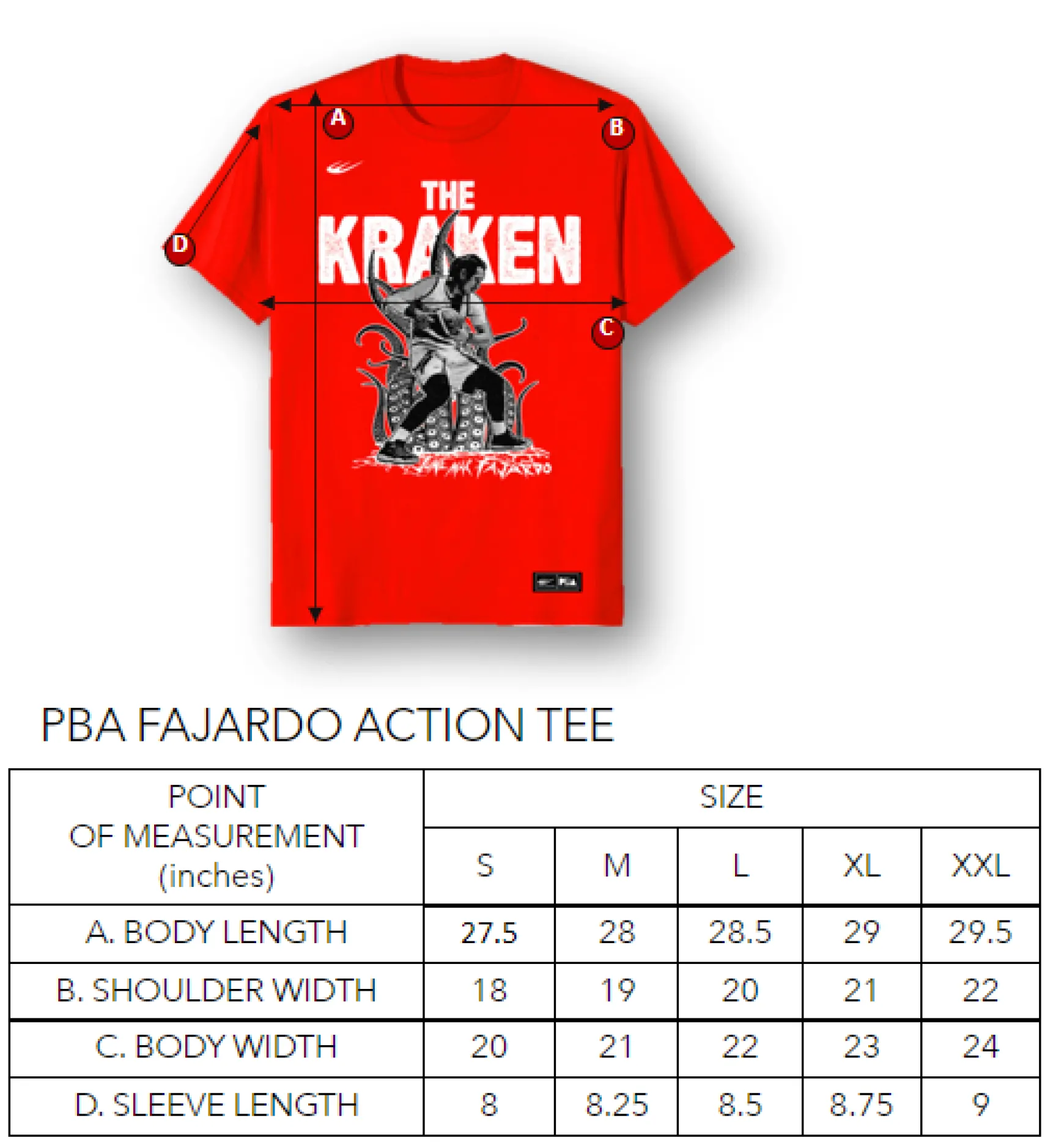PBA FAJARDO ACTION TEE