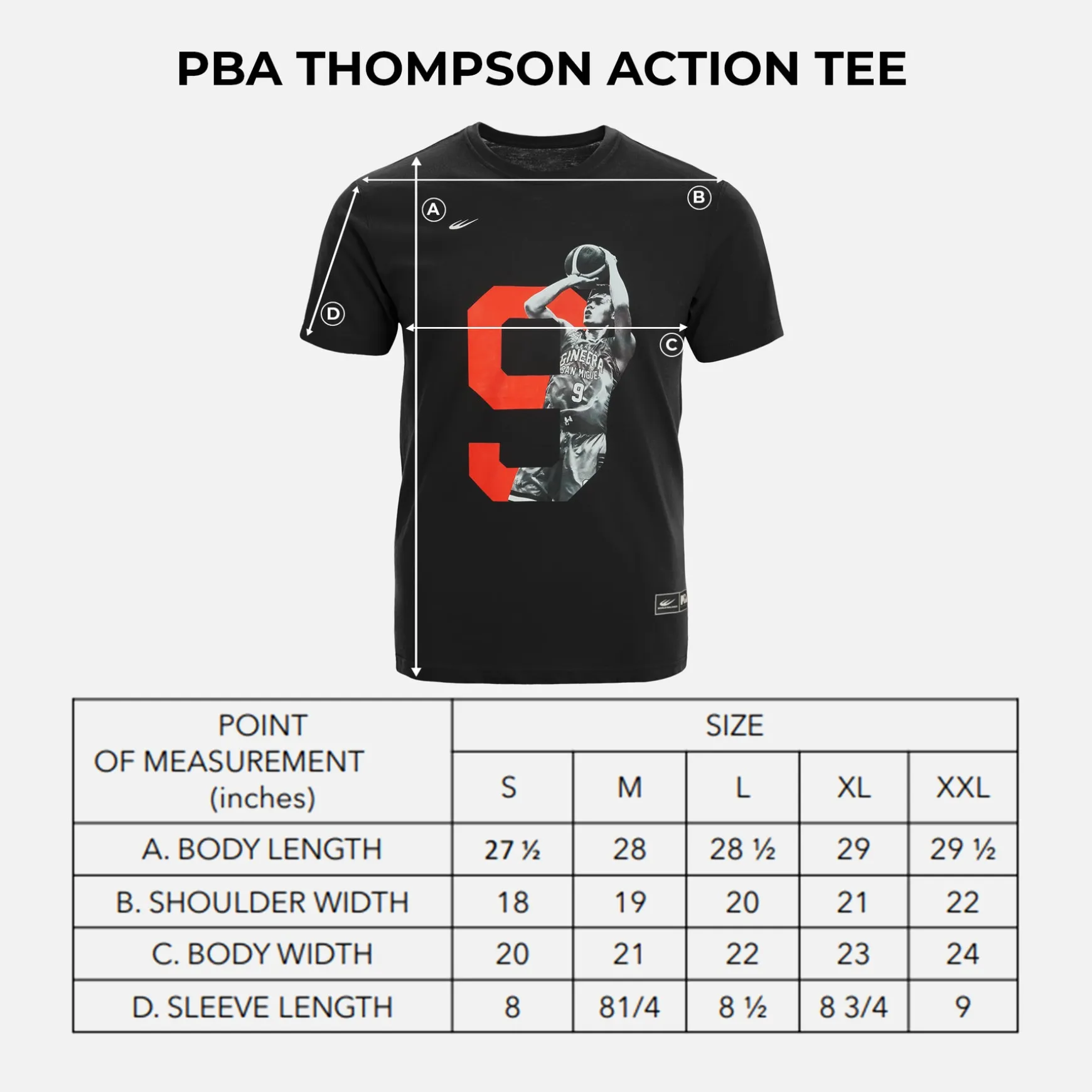 PBA THOMPSON ACTION TEE