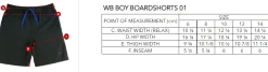 WB BOY BOARDSHORTS 01