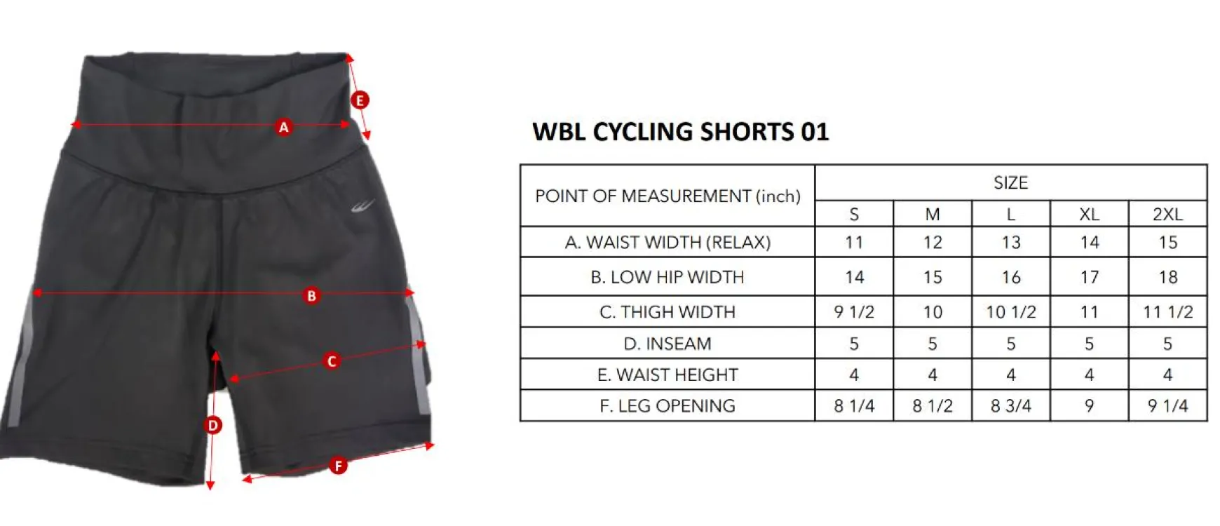 WBL CYCLING SHORTS 01