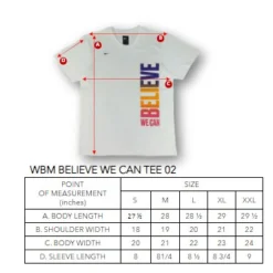 WBM BELIEVE WE CAN TEE 02