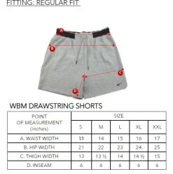 WBM DRAWSTRING SHORTS