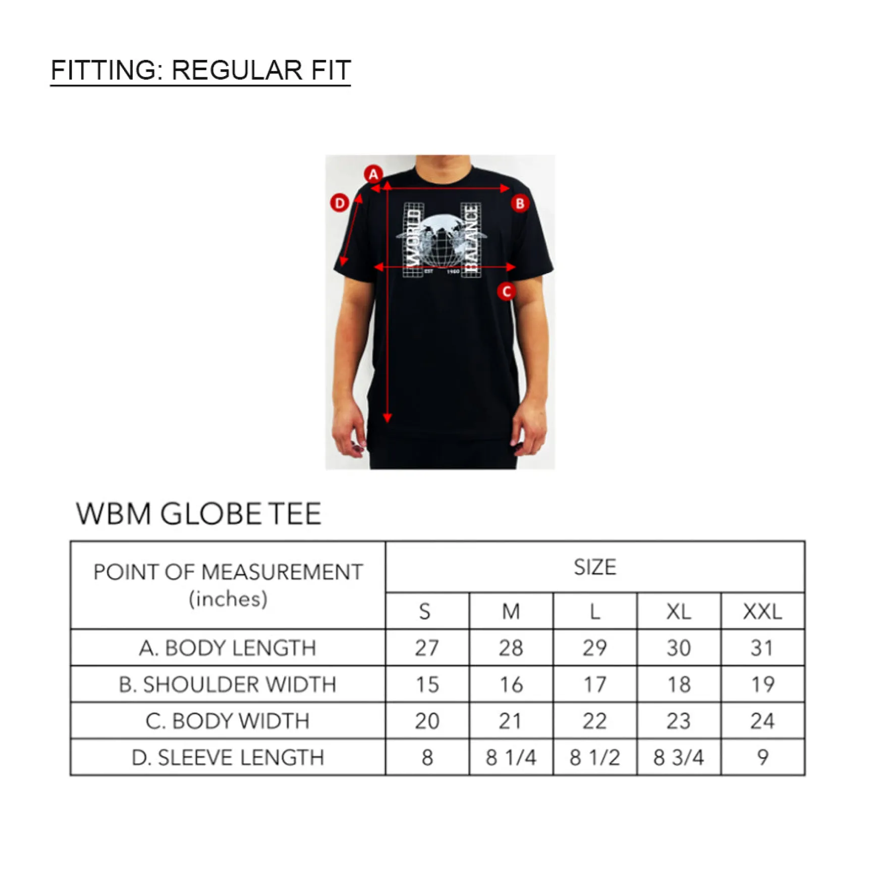 WBM GLOBE TEE