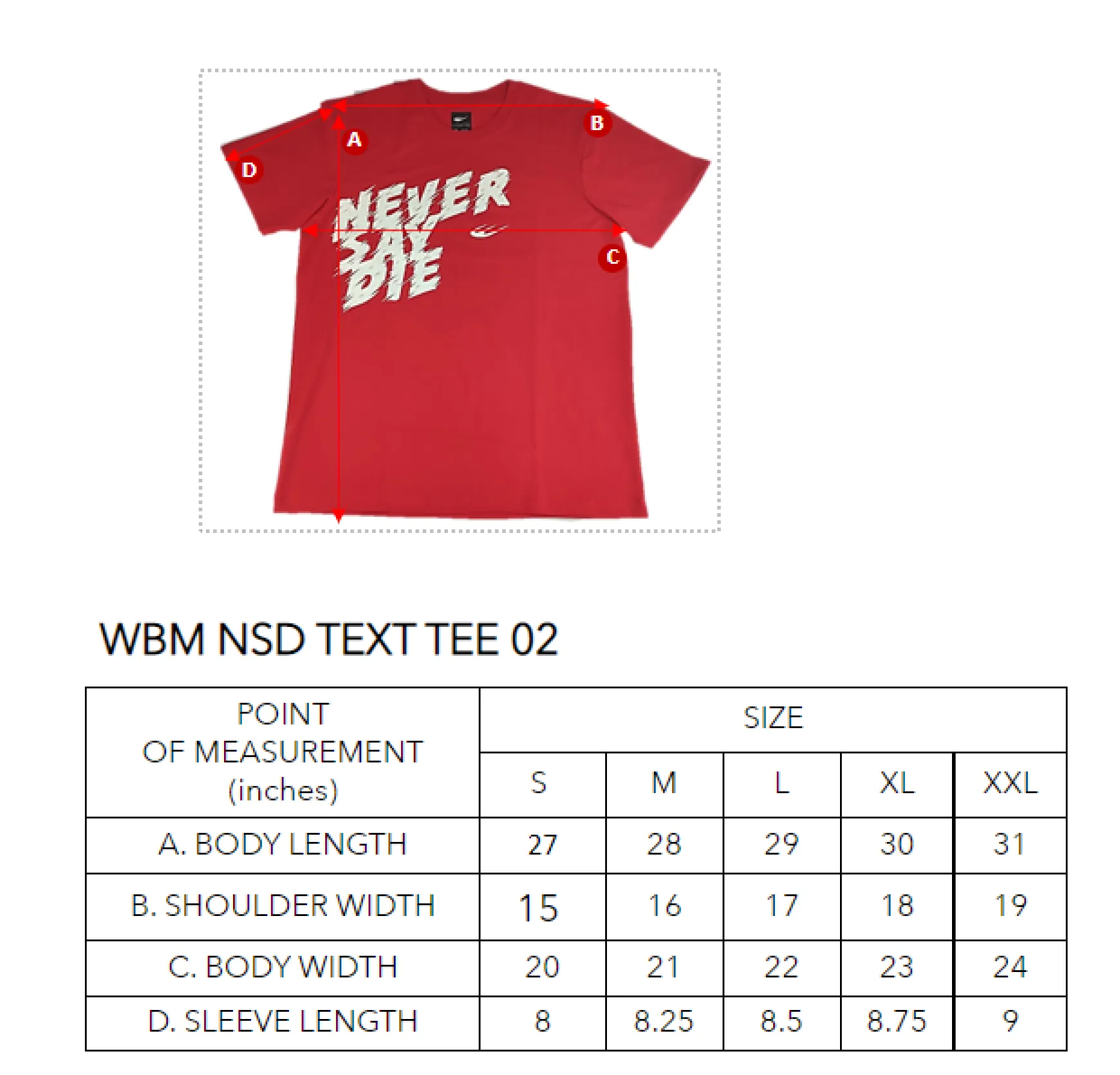 WBM NSD TEXT TEE 02