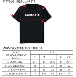 WBM SCOTTIE TEXT TEE 01