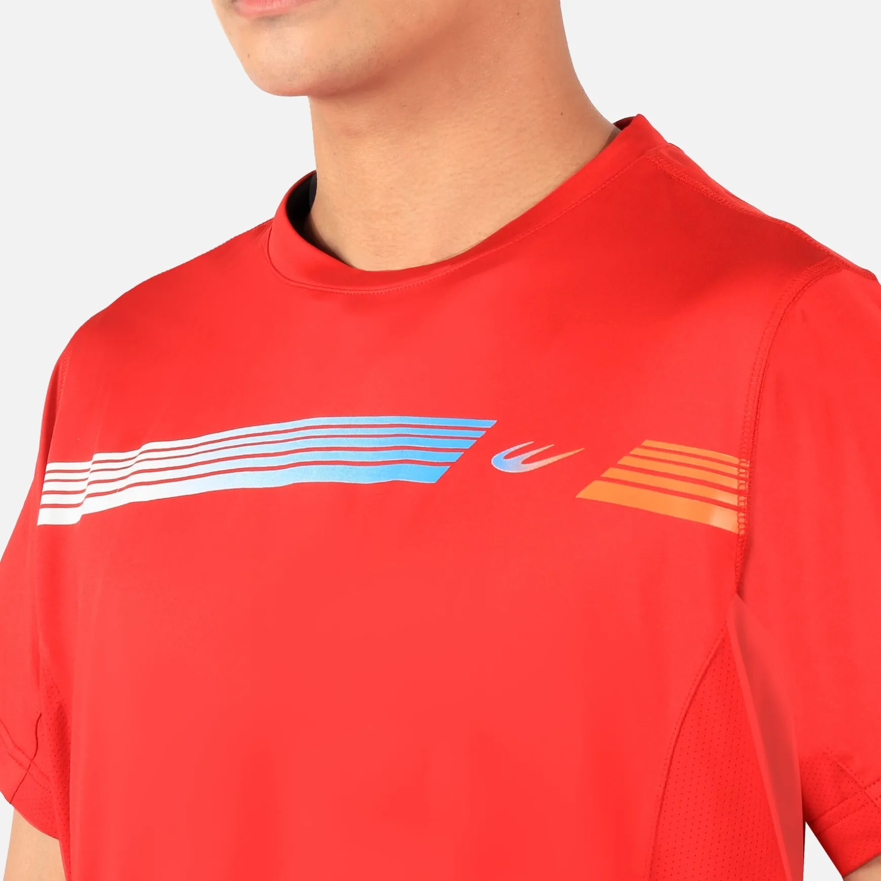 WBM STRIPED ACTIVE TEE