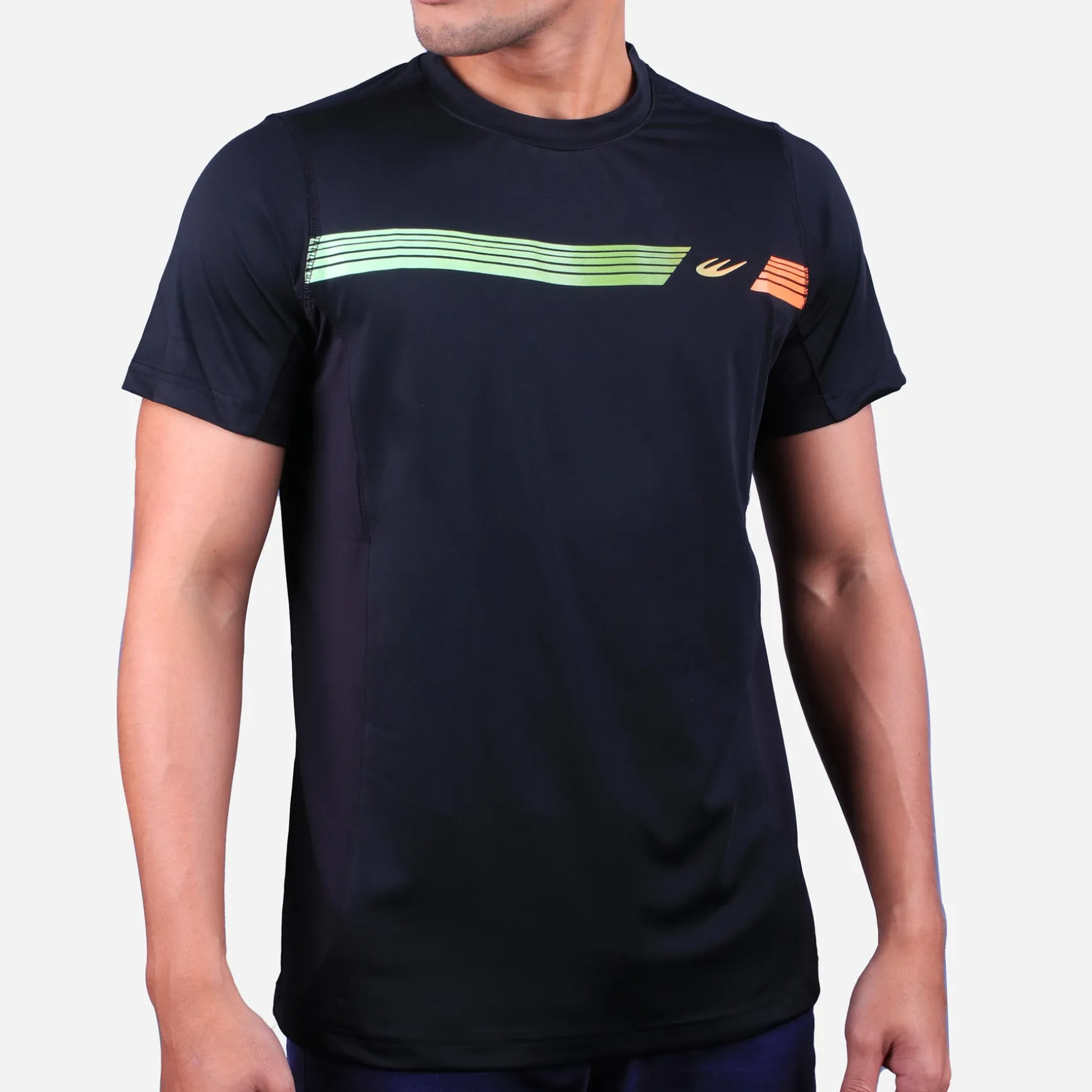 WBM STRIPED ACTIVE TEE